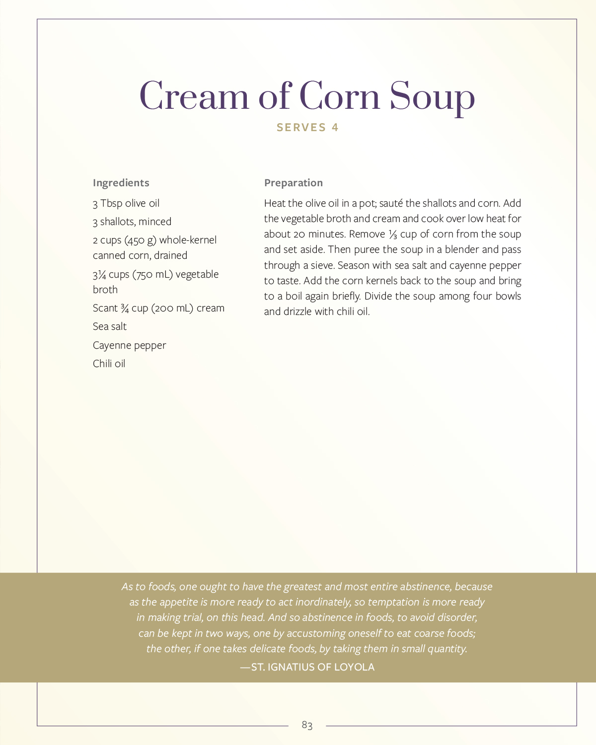 4 soup recipe