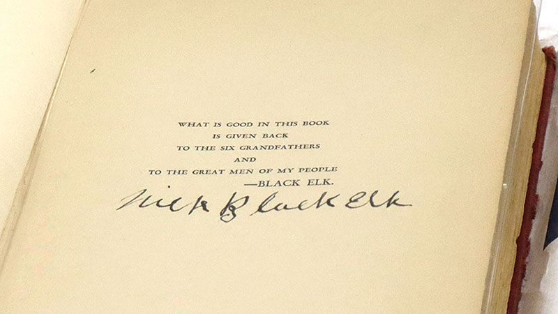 Black Elk signature