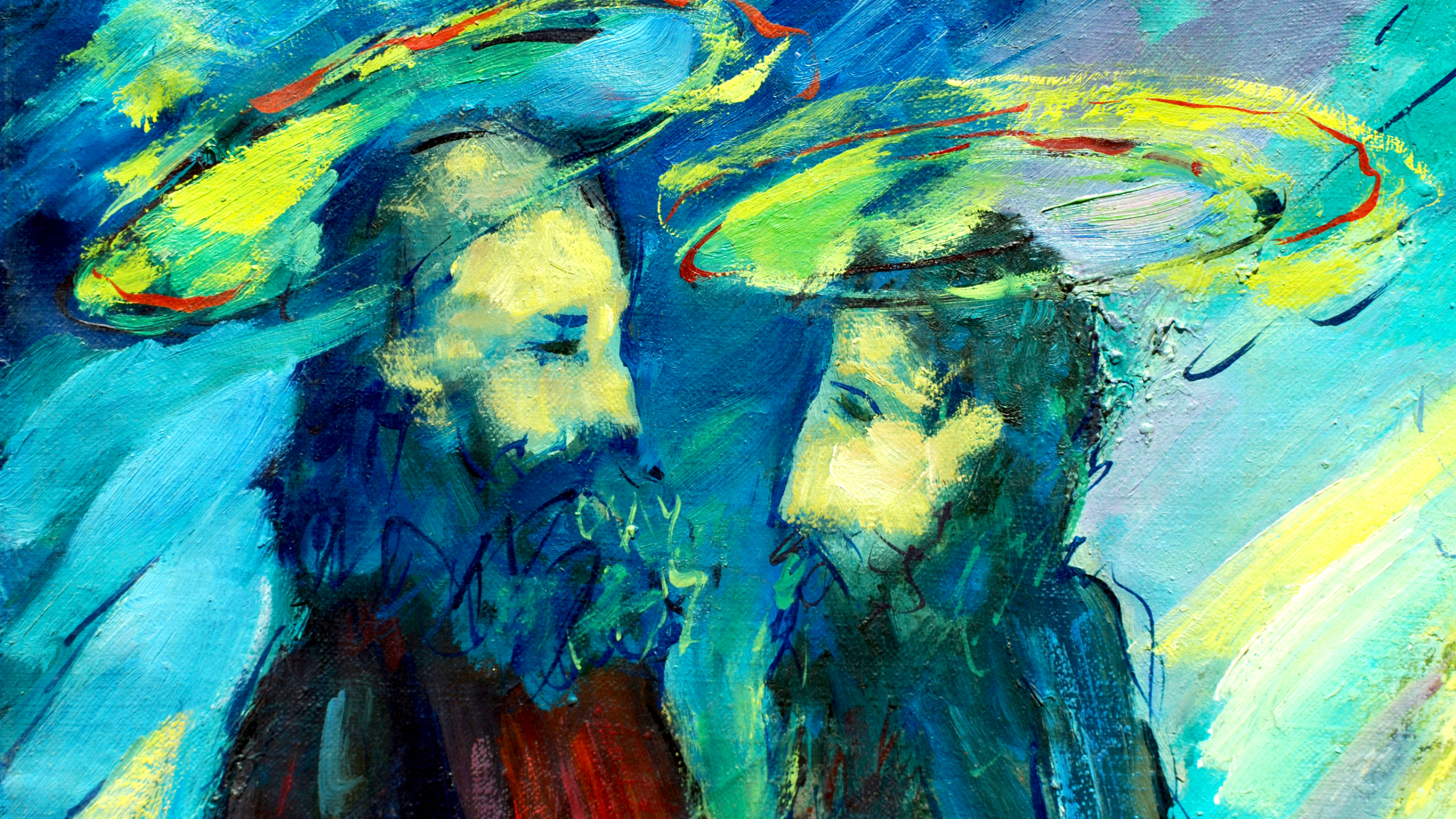 bible apostles peter and paul, illustration, painting by oil on